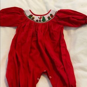 Smocked Christmas jumper